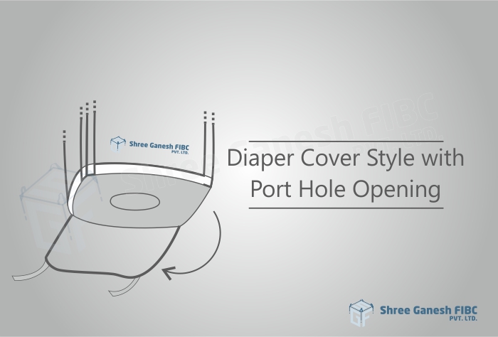 Diaper Cover with Port Hole Opening