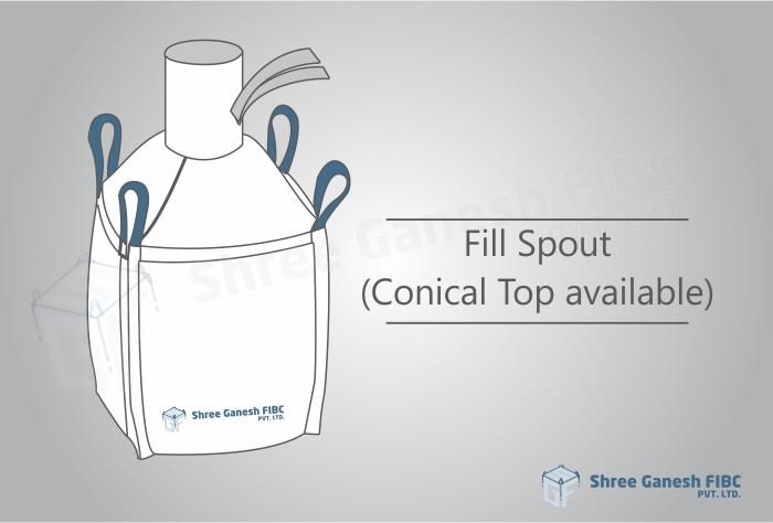 Fill Spout - Conical Top FIBC Bag